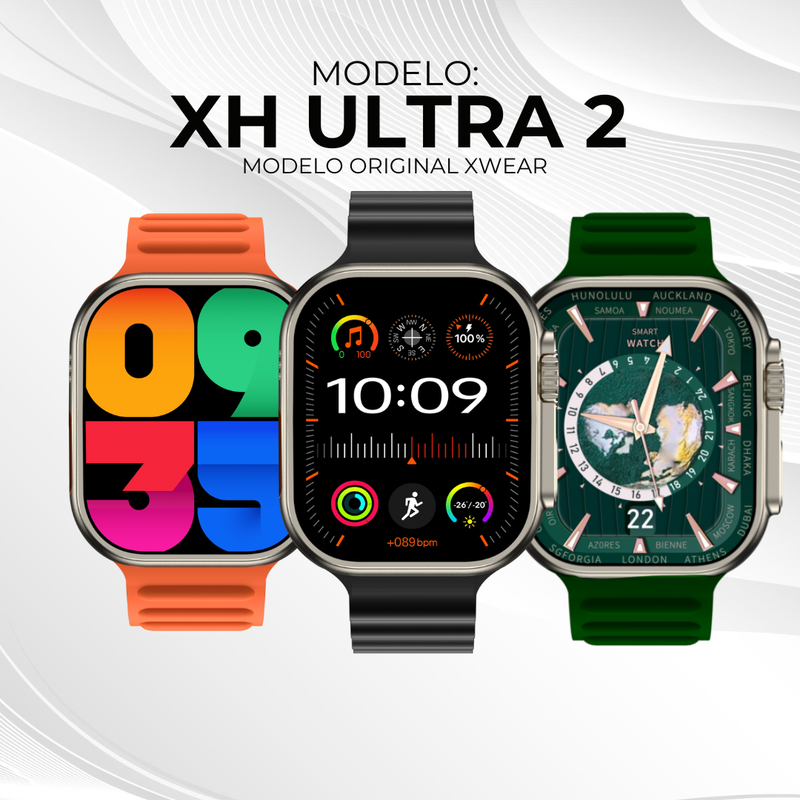 Relógio Xh Ultra 2 - Modelo Ultra Custo-benefício Com Função Dois Gestos