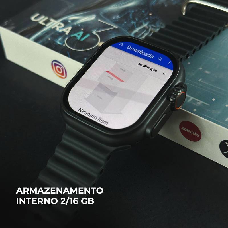 MICROWEAR ULTRA AI 3| ANDROID 8.1| 4G/5G| CAPINHA DE ACRILICO